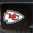thumbnail image 1 of Fan 22574 Tapis Noir NFL Couverture avec Logo Rouge & Blanc Kansas City Chiefs pour Récepteurs de 2 Pouces, 1 of 4
