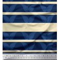 thumbnail image 1 of Soimoi Silk Fabric Stripe & Paisley Print Fabric by Yard 42 Inch Wide, 1 of 3