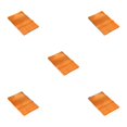 thumbnail image 1 of Youkk Polyester Chenille Bath Mat - Strong Water Absorption Exquisite Crafted Soft Texture No Shedding Orange 40cm*60cm 5Set, 1 of 6