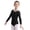 Black, variant on iiniim Kids Girls Long Sleeve Ballet Dance Leotard Bodysuit Gymnastics Unitard Bodysuit Dancewear Pink 6