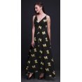 thumbnail image 2 of Bimba Butterfly Ladies Printed Resort Maxi DrawstringDressSpaghetti Strap Beach Wear-Medium, 2 of 4