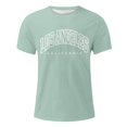 thumbnail image 3 of BOBOGOJP T-Shirts Graphiques pour Hommes à Manches Courtes, Col Rond, Coupe Ajustée, Doux (Vert Menthe, TG), 3 of 4