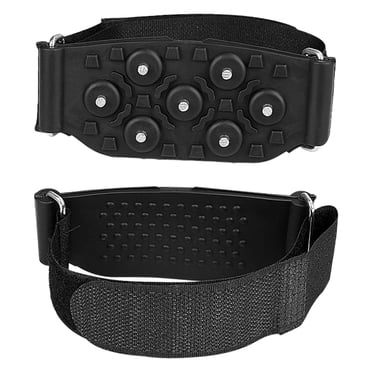 Miangastore 1 Pair of Shoe Ice Grippers Spike Snow Shoes Grippers Outdoor Shoes Crampons Ice Grippers for Shoes