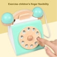 thumbnail image 4 of CHUANK Rotary Phone Toy - Retro Style Hand-eye Coordination Wear Resistant Single Line Emergency Desk Phone, 4 of 8