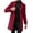 Wine, variant on Clearance! Hontri Men Slim Winter Coat Lapel Collar Long Sleeve Padded Leather Jacket Vintage Thicken Coat Sheepskin Jacket Men's Casual Jackets Black Xxl