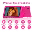 thumbnail image 3 of BYYBUO Tablet 10.1 Inch Tablet for Kids, Android 13 Tablet, 1280*800IPS Screen, Quad-core CPU, 4GB RAM+64GB Storage, Education, Games, 5000mAH Battery, Gift for Kids, Blue, 3 of 7
