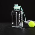 thumbnail image 2 of B-32 Vert Pichet d'Eau 1600 ml Plastique Grande Capacité Sports de Plein Air Usage Portable, 2 of 6