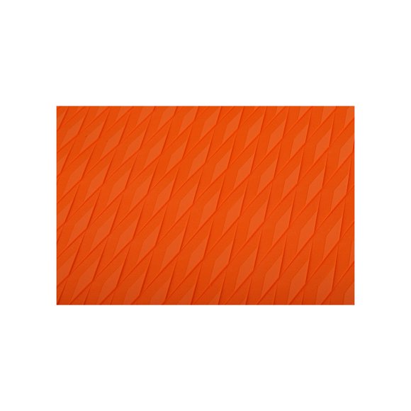 keepw Surfboard Kiteboard EVA Surfing Luxury Boat Deck Grip Tail Pad Self-Adhesive Rhombus Shape Decking Bar Grip Mat Orange