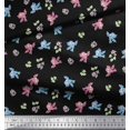 thumbnail image 3 of Soimoi Poly Georgette Fabric Leaves,Floral & Parrot Kids Print Sewing Fabric Yard 42 Inch Wide, 3 of 3