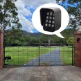 thumbnail image 4 of Wireless Keypad Gate Opener Keypad Rolling Code 433MHZ Keypad with 12V/24V 2 Channel Receiver for Garage Door, 4 of 6