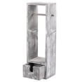 thumbnail image 2 of Toilet Paper Holder Stand Tissue Storage Dispenser Free Standing Paper Roller, 2 of 2
