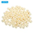 thumbnail image 3 of Unique Bargains Pendentifs Perles Factices 10 mm, Lot de 150 Perles Rondes Imitation Perle, Beige Doré, 3 of 6
