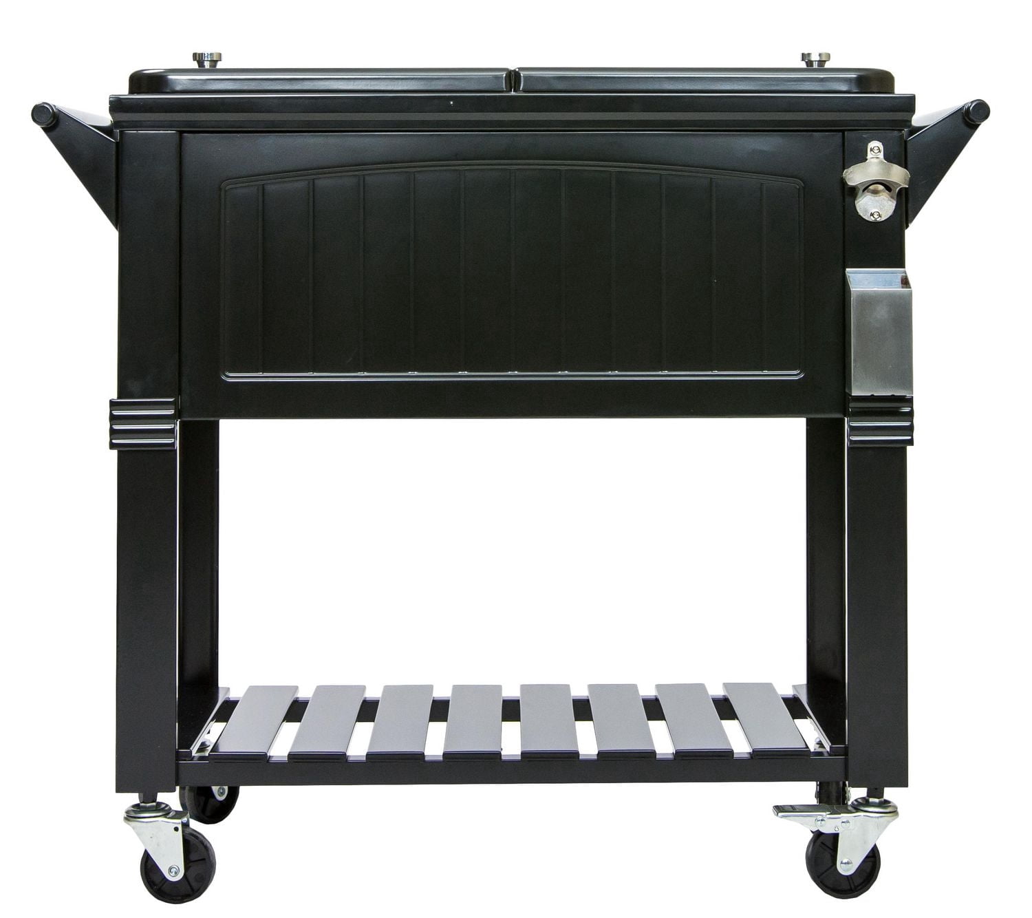 Permasteel Refroidisseur de Patio de Style Antique 80QT - Noir