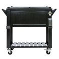 thumbnail image 1 of Permasteel Refroidisseur de Patio de Style Antique 80QT - Noir, 1 of 9