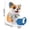 A, variant on EGNMCR Home Decor, Room Decor, Wall Decor Motorized Plushs Robot Dog Leash-Controlleds Tongue-Out Big-Eyes Pup Walks Bark And Head-Pat Reactions Electric leash robot dog