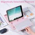 thumbnail image 4 of Tablet Keyboard Case, Backlit Magnetic Wireless Tablet Keyboard Case PU TPU with Pen Holder for 9.7 Inch Tablets Pink,Green, 4 of 7