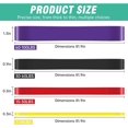 thumbnail image 2 of BYXAS 4 Pack Resistance Band, Pull Up Bands, Pull Up Assistance Bands, Workout Bands, Exercise Bands, Resistance Bands Set for Legs, Working Out, Muscle Training, Physical Therapy, Shape Body, 2 of 7