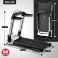 thumbnail image 3 of OVICX Quiet Portable Folding Flex Treadmill w/ Bluetooth & Fitness Tracking App, 3 of 11