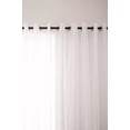 thumbnail image 3 of Bouclair Rideau Transparent Kacha Blanc 52x84 Po (132x213 cm), 3 of 10