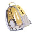 thumbnail image 4 of Pet Carrier Backpack, Transparent Window Large Space Cat Backpack Carrier Breathable  for Dogs for Walking Black,Yellow, 4 of 8
