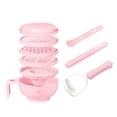 thumbnail image 2 of Kadlawus 2Pcs Manual Food Processor for Kitchen, Food-Grade Plastic Grinding Bowl, Puree Stick Tool, Grinding Rod and Spoon for Little One Food, Vegetables, Fruits, 2 of 9