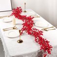 thumbnail image 1 of Dvkptbk P lastic rattans Christmas Rattan Decoration Winding Simulation Rattan Branches Year Berries Red Fruit Christmas Rattan Home Decor Christmas Decorations, 1 of 6