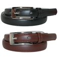 thumbnail image 1 of CTM® Ceinture Mince en Cuir de 3/4 Po pour Robe (Lot de 2 Couleurs) (pour Femmes), 1 of 6