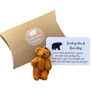 TopLLC Tools,Herramientas Pocket Bear Thoughtful Keepsake You Thank You Gift Comforting Mini Bear For Everyone Plush teddy bear
