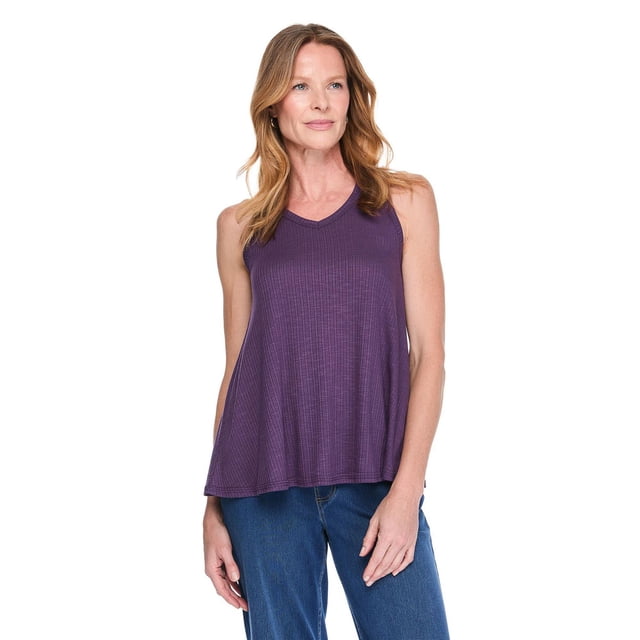 Iyla Women's Drapey V-Neck Tank Top