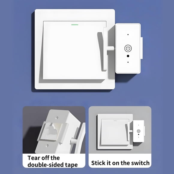 Yuehao Light Control Switch,intelligent Remote Control Light with Remote Single Pole One Way Wall Life & Remote Control Neutral Wire Required No Hub Needed