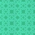 thumbnail image 1 of Ahgly Company Machine Washable Indoor Square Transitional Spring Green Area Rugs, 6' Square, 1 of 7