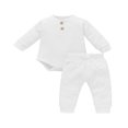 thumbnail image 1 of Toddler Baby Boy Girl Fall Clothes Romper Tops Pants Set Outfit, 1 of 6