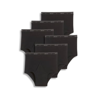 Jockey Men's 100% Cotton Classic Full Rise Brief - 6 Pack