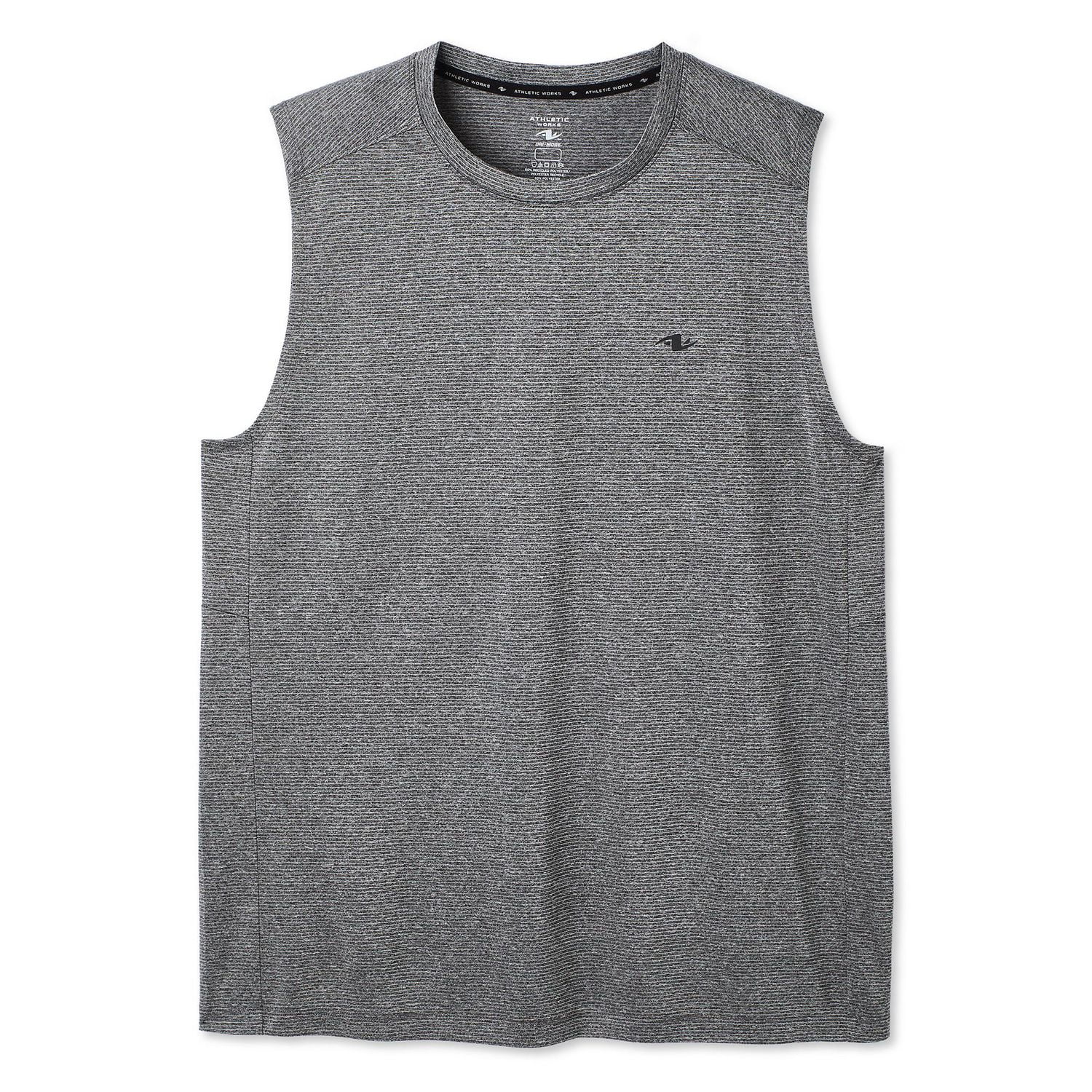 Débardeur de musculation en maille quadrillée Athletic Works pour hommes