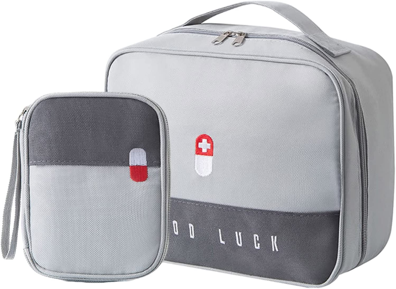 2 Pieces of Portable First Aid Kit Waterproof Medical First Aid Kit Outdoor Acti