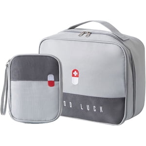 2 Pieces of Portable First Aid Kit Waterproof Medical First Aid Kit Outdoor Acti
