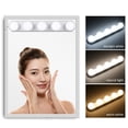 thumbnail image 4 of Labymos Lampe Miroir LED Portable avec 5 Ampoules, Chargement USB, Intensité Réglable, 3 Modes de Couleur, 4 of 5