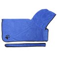 thumbnail image 2 of <p>Dog Bath Towel, Convenient Adjustable Pet Absorbent Bathrobe Durable With Belt For Home For Pet</p>, 2 of 7