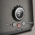 thumbnail image 4 of Sencor STS-6058BK 2-Slice Premium Metallic Toaster with Digital Button and Toaster Rack (Black), 4 of 4