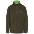 thumbnail image 1 of Trespass Mens 1/2 Zip Microfleece Blackford Olive in Size - M, 1 of 4