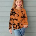 thumbnail image 4 of RXIRUCGD Chemises à Manches Longues pour Filles, Col Rond Mignon, Blouses Décontractées Élégantes (Orange, Taille : 3 Ans), 4 of 6