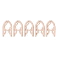 thumbnail image 1 of Clearance! 5Pcs Travel Foldable Hangers Update Portable Plastic Hanger Travel Accessories Must Haves Clothes Drying Rack Folding Hanger for Traveling Camping Flying Rv Cruise Suitcase One Size Beige, 1 of 7