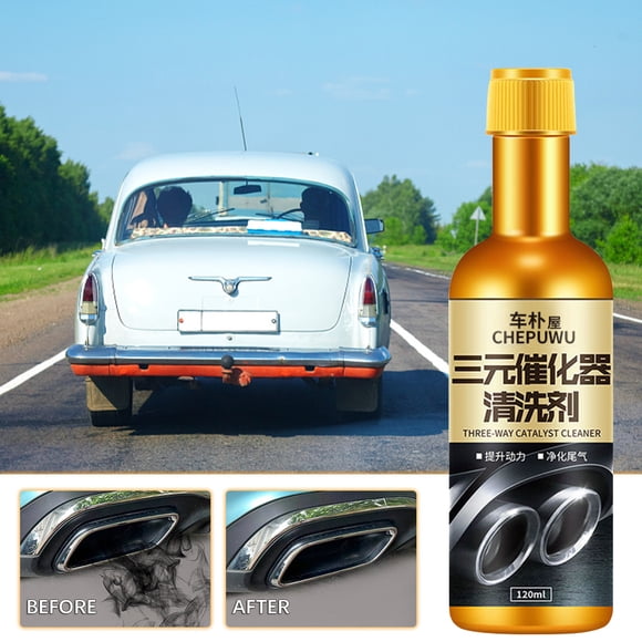 Automotive Catalytic Converter Cleaner Carburetor Throttle Engine Disassembly Gas Additive Carbon Deposit Remover 120ml for Car Motorcycle
