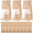 thumbnail image 1 of 50pcs Paper Bread Bags with Clear Window Bread Bags Large Paper Bakery Bag with Window, 1 of 8