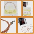 thumbnail image 4 of 6 Pcs Cordes de Guitare Acoustique en Acier Inoxydable pour Instrument de Musique, 4 of 8