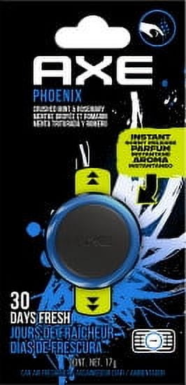 Axe Mini Vent Clip Car Air Freshener (Phoenix Scent, 1 Pack)