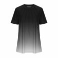 thumbnail image 4 of Blouses pour Femmes Col Rond Mode Décontractée Manches Courtes Printemps/été Haut, 4 of 4