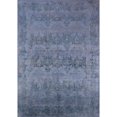 thumbnail image 1 of Ahgly Company Indoor Rectangle Mid-Century Modern Azure Blue Oriental Area Rugs, 5' x 8', 1 of 6