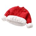 thumbnail image 2 of Girls Clothes Sweater Winter And Fleece Thickened Spring Jumper Knit Base Baby Clothes for Girls on Clearance, 2 of 5