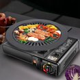 thumbnail image 4 of Barbecue Pan Smokeless Round Nonstick Baking Tray BBQ Roasting Tray Kitchen Home Utensils, 4 of 8